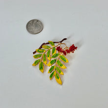 Load image into Gallery viewer, Rowanberry brooch pin