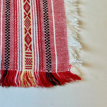 Load image into Gallery viewer, Vintage tea table-napkin set with Slavic ornaments.