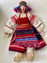 Load image into Gallery viewer, Handmade doll in Slavic style costume.