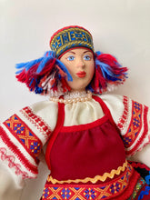 Load image into Gallery viewer, Handmade doll in Slavic style costume.