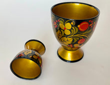 Load image into Gallery viewer, Wooden decor cup set, khokhloma painting.