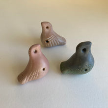 Load image into Gallery viewer, Clay whistles - bird, handmade