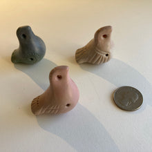 Load image into Gallery viewer, Clay whistles - bird, handmade