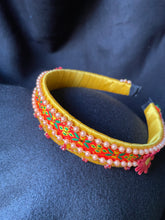 Load image into Gallery viewer, Headband Pink Perls - modern headpiece, handmade