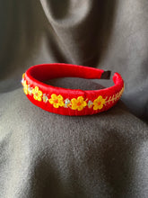Load image into Gallery viewer, Headband Yellow Flowers - modern headpiece, handmade