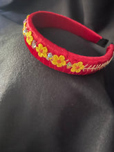 Load image into Gallery viewer, Headband Yellow Flowers - modern headpiece, handmade