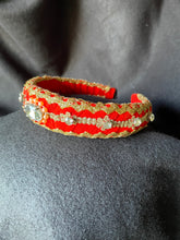 Load image into Gallery viewer, Headband Gold Braids - modern headpiece, handmade