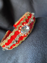 Load image into Gallery viewer, Headband Gold Braids - modern headpiece, handmade