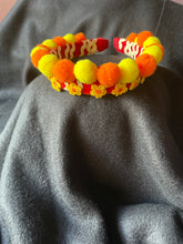 Load image into Gallery viewer, Headband Fuzzy Balls - modern headpiece, handmade