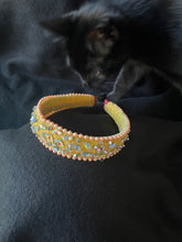 Load image into Gallery viewer, Headband Sparkling Triangles - modern headpiece, handmade