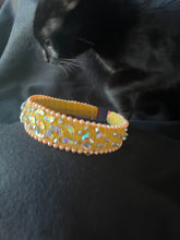 Load image into Gallery viewer, Headband Sparkling Triangles - modern headpiece, handmade