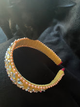Load image into Gallery viewer, Headband Sparkling Triangles - modern headpiece, handmade