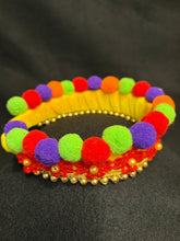 Load image into Gallery viewer, Headband with puffs - modern headpiece, handmade