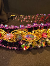 Load image into Gallery viewer, Headband - Purple, modern headpiece, handmade