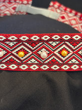 Load image into Gallery viewer, Head ribbon with perl pendants- modern headpiece, handmade