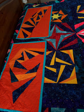 Load image into Gallery viewer, Quilted blanket with two pillowcases, handmade