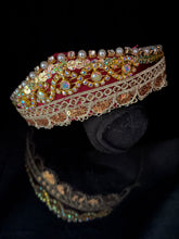 Load image into Gallery viewer, Headband - Golden tiara, modern headpiece, handmade