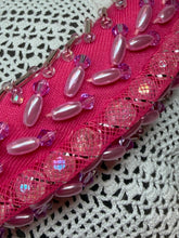 Load image into Gallery viewer, Headband - Pink with various beads, modern headpiece, handmade