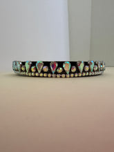 Load image into Gallery viewer, Headband - Black with Christal drops, modern headpiece, handmade