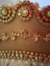 Load image into Gallery viewer, Headband - Beige tiara with crystals and pearls, modern headpiece, handmade