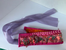 Load image into Gallery viewer, Povyazka, purple with beads - modern headpiece, handmade
