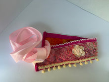 Load image into Gallery viewer, Povyazka, rose with ribbon flowers - modern headpiece, handmade
