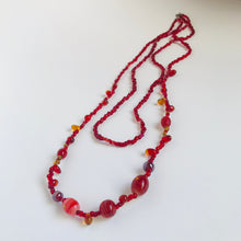 Load image into Gallery viewer, Glass bead necklace, handmade