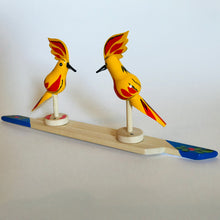 Load image into Gallery viewer, Wooden moving toy - Two dancing birds