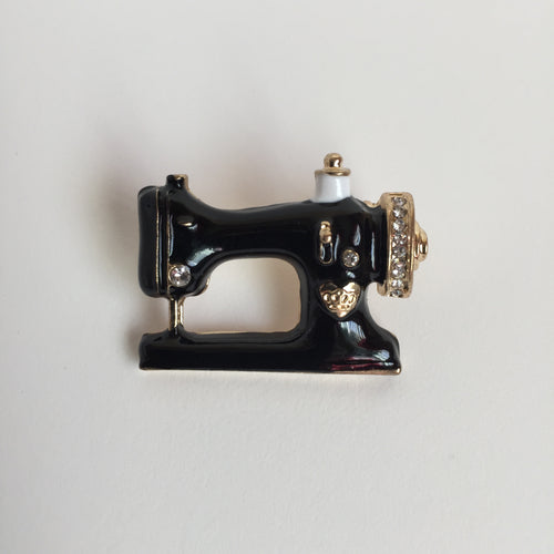 Sewing machine brooch pin