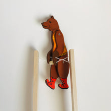 Load image into Gallery viewer, Wooden moving toy - Acrobat