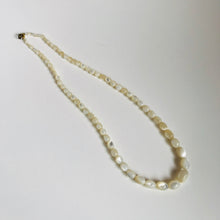 Load image into Gallery viewer, Crescent vintage moonstone necklace