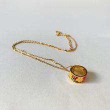 Load image into Gallery viewer, Enamel set: necklace and earrings