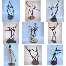 Load image into Gallery viewer, Dancing driftwood people