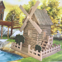Load image into Gallery viewer, Windmill woodcraft construction kit, 8+