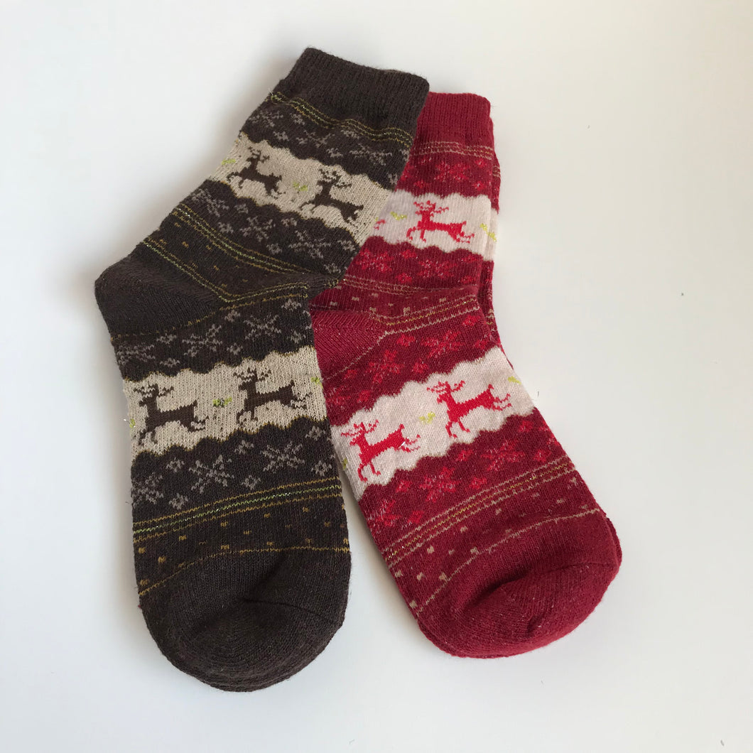 Children’s socks, winter theme