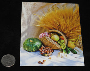 Postcard with Harvest theme