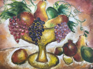 Fruits of the south, 45-60cm, oil on canvas