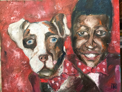 Double portrait, oil on canvas