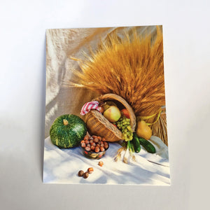 Postcard with Harvest theme