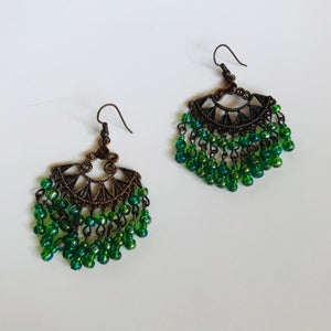 Various beads earrings, handmade