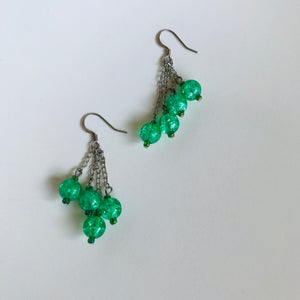 Various beads earrings, handmade